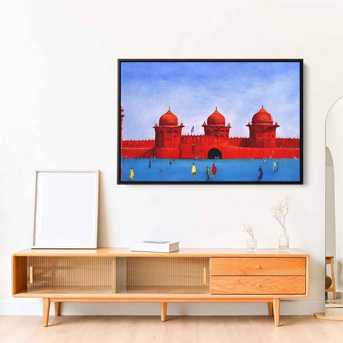 Abstract Red Fort #115 - Kanvah