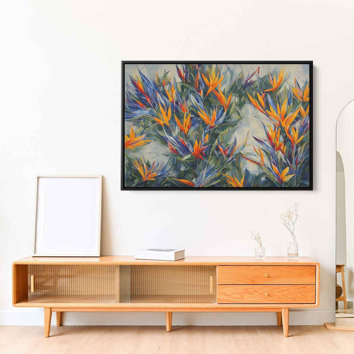 Contemporary Oil Birds of Paradise #105 - Kanvah