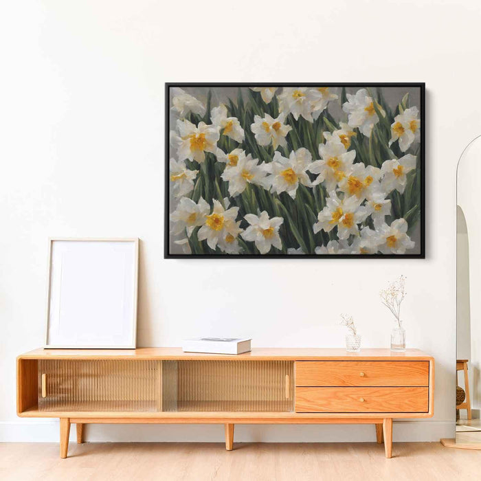 Contemporary Oil Daffodils #123 - Kanvah