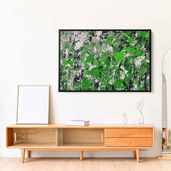 Green Abstract Splatter #108 - Kanvah