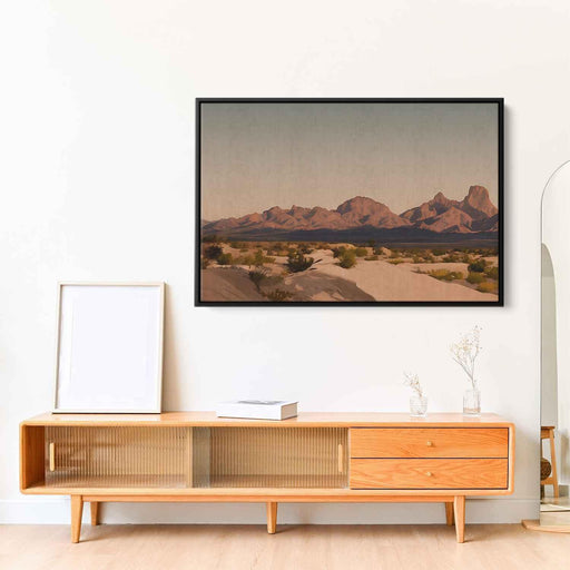 Line Art Desert Mountains #108 - Kanvah
