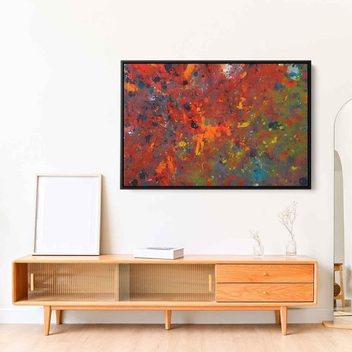 Orange Abstract Splatter #113 - Kanvah