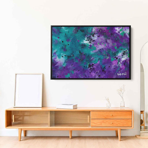 Purple Abstract Splatter #123 - Kanvah