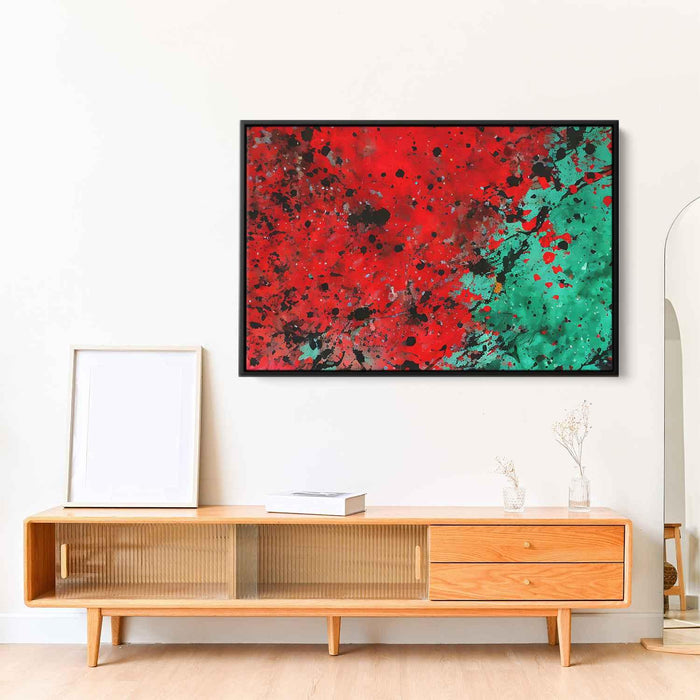 Red Abstract Splatter #112 - Kanvah