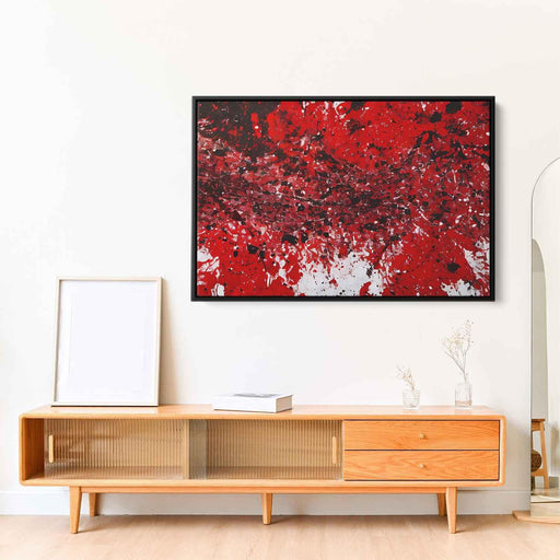 Red Abstract Splatter #113 - Kanvah