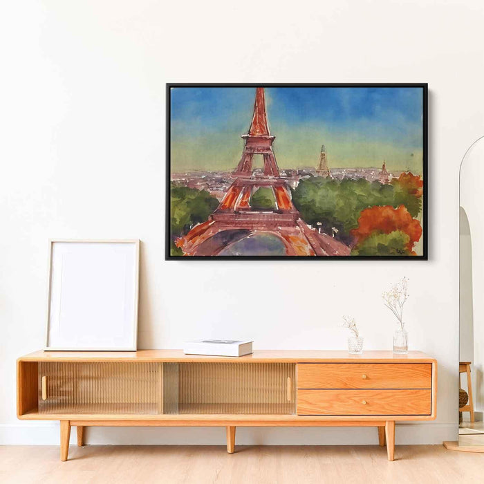 Watercolor Eiffel Tower #105 - Kanvah