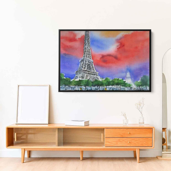 Watercolor Eiffel Tower #113 - Kanvah