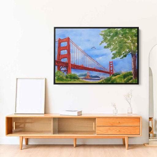 Watercolor Golden Gate Bridge #123 - Kanvah