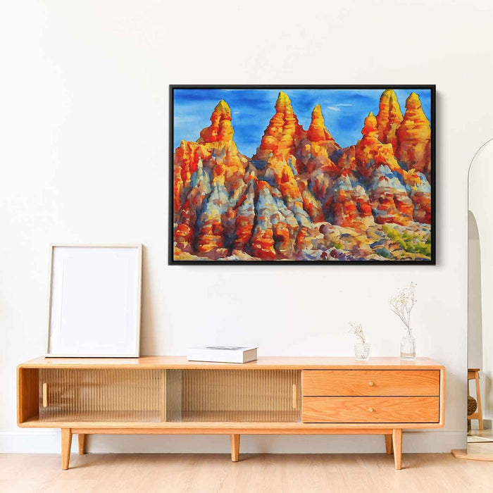 Watercolor Hoodoo formations #106 - Kanvah