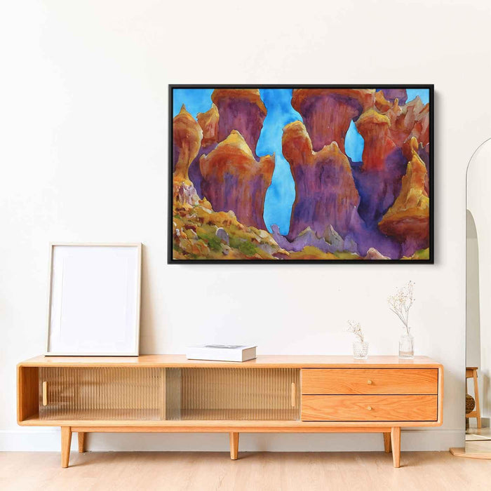 Watercolor Hoodoo formations #110 - Kanvah