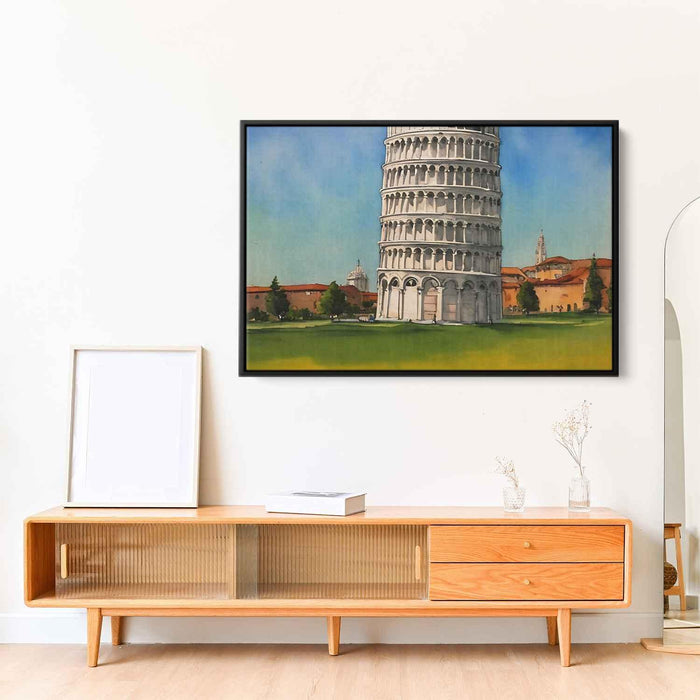 Watercolor Leaning Tower of Pisa #110 - Kanvah