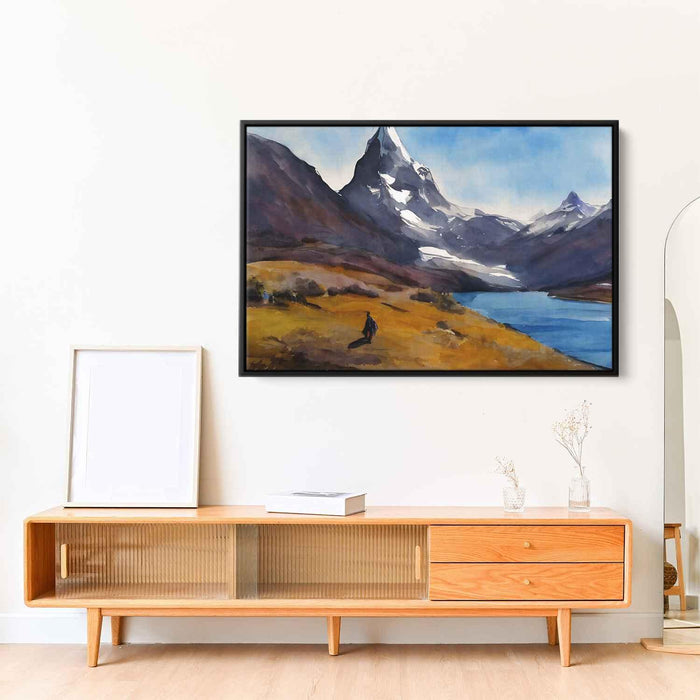 Watercolor Matterhorn #105 - Kanvah