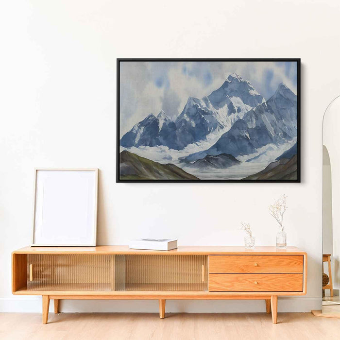 Watercolor Mount Everest #115 - Kanvah