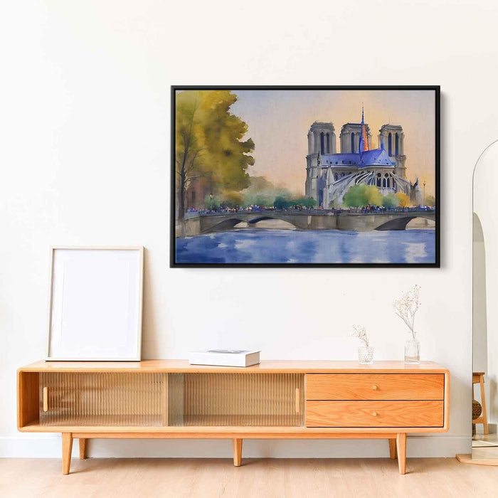 Watercolor Notre Dame Cathedral #105 - Kanvah