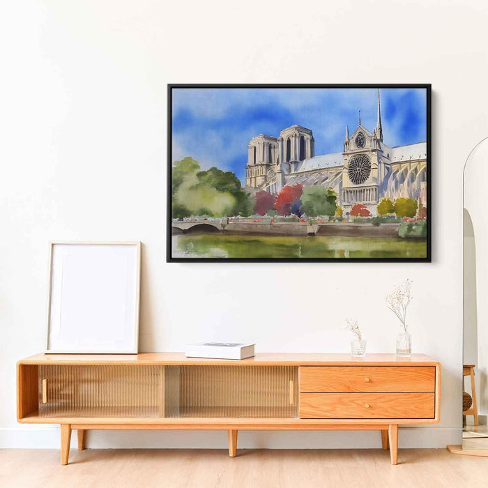 Watercolor Notre Dame Cathedral #112 - Kanvah