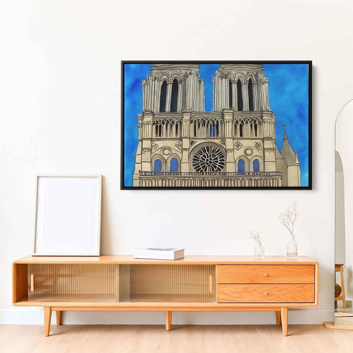 Watercolor Notre Dame Cathedral #115 - Kanvah