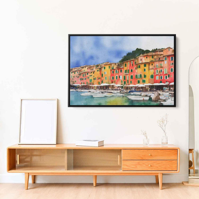 Watercolor Portofino #115 - Kanvah