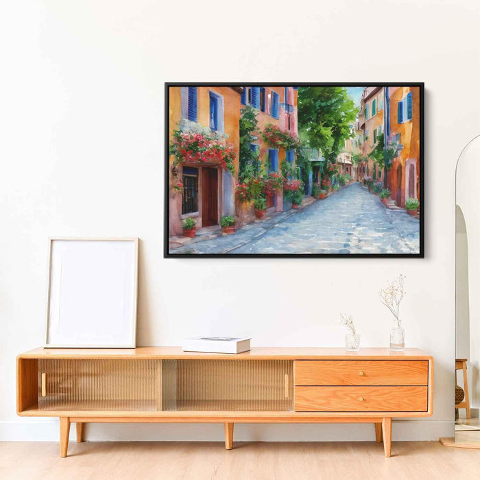 Watercolor Portofino Streets #105 - Kanvah