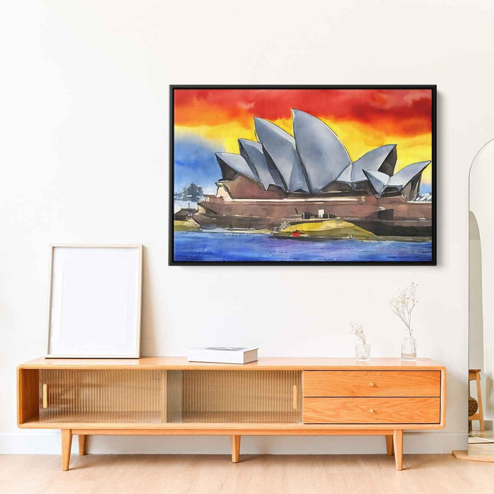 Watercolor Sydney Opera House #108 - Kanvah