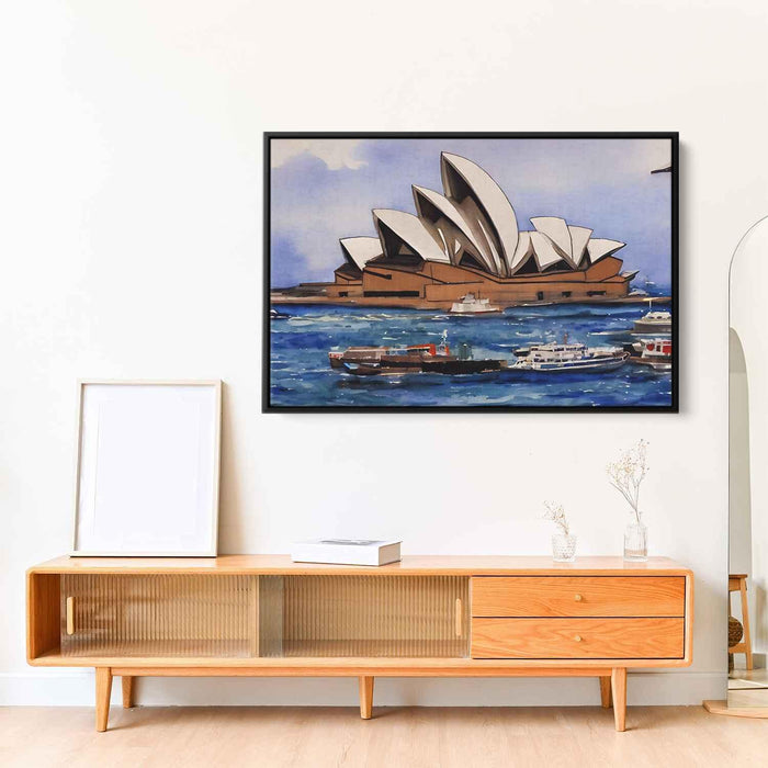 Watercolor Sydney Opera House #112 - Kanvah