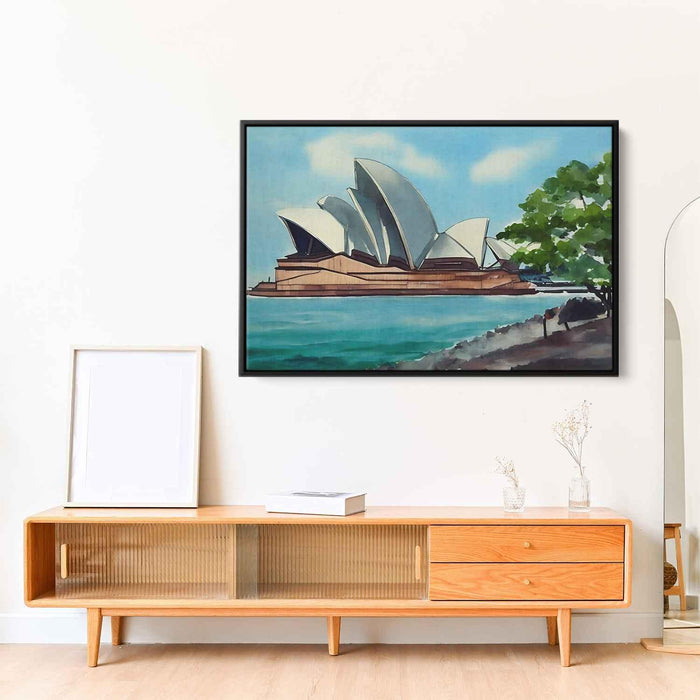 Watercolor Sydney Opera House #115 - Kanvah