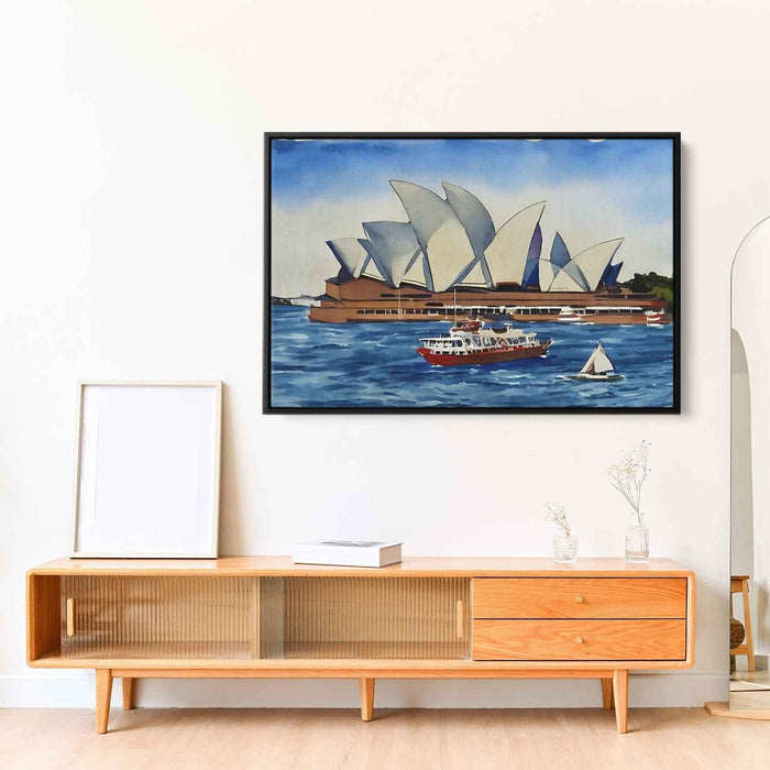 Watercolor Sydney Opera House #123 - Kanvah