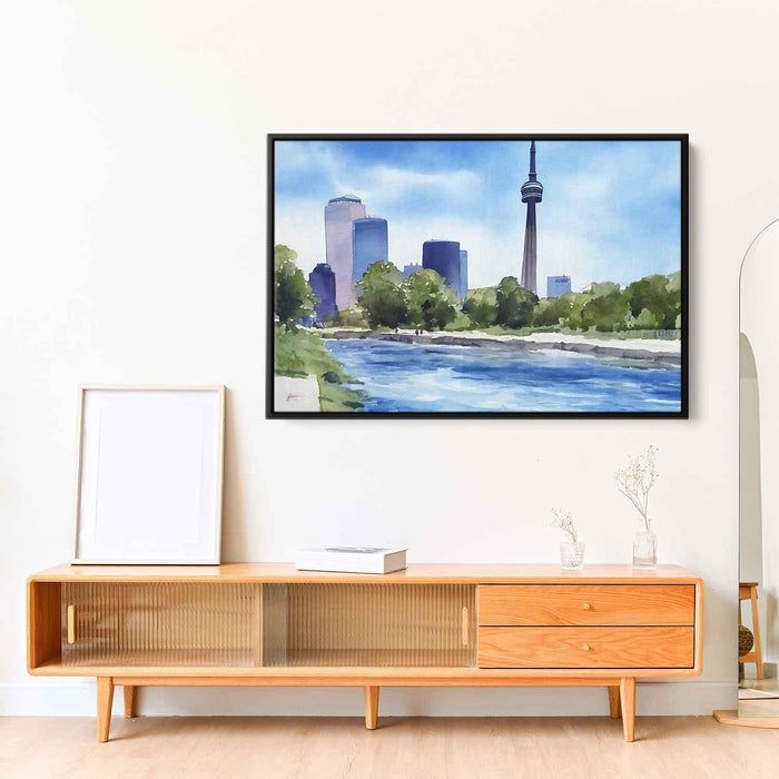 Watercolor CN Tower #106 - Kanvah