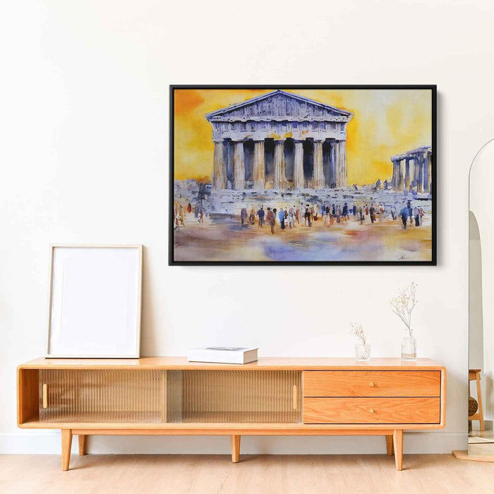 Watercolor Parthenon #106 - Kanvah