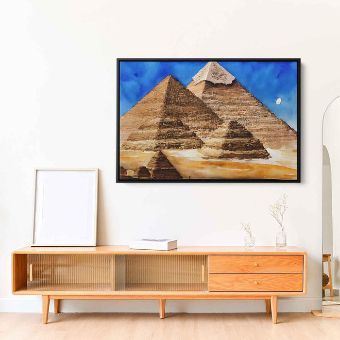 Watercolor Pyramids of Giza #110 - Kanvah