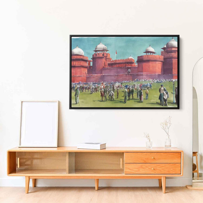 Watercolor Red Fort #108 - Kanvah