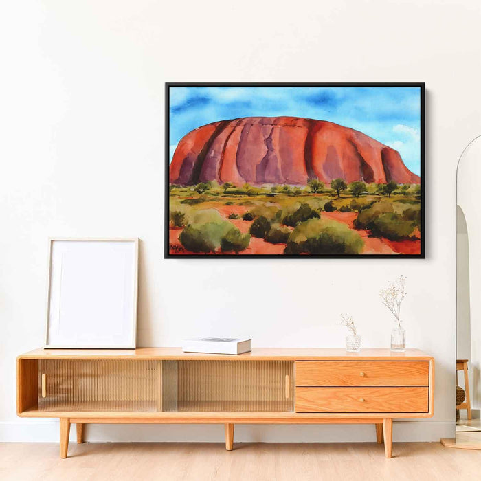 Watercolor Uluru #105 - Kanvah