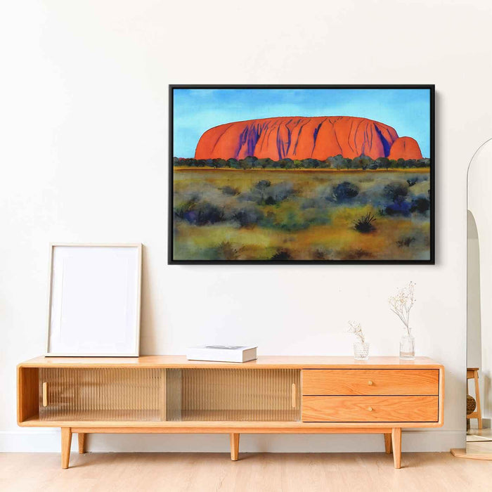 Watercolor Uluru #106 - Kanvah