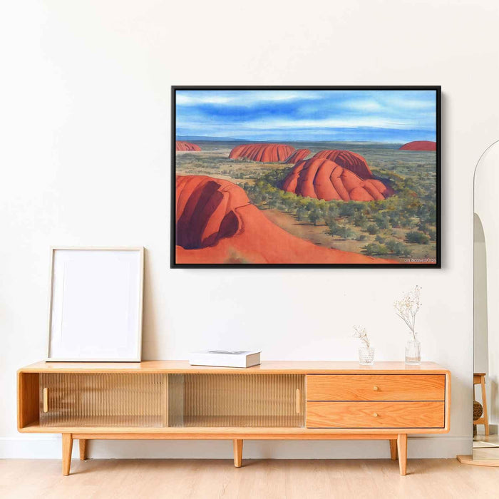 Watercolor Uluru #108 - Kanvah