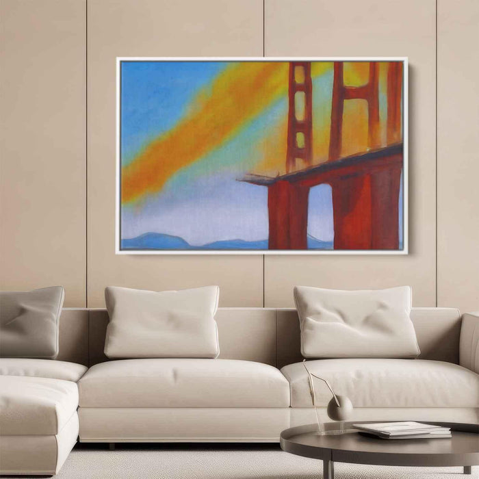 Abstract Golden Gate Bridge #110 - Kanvah