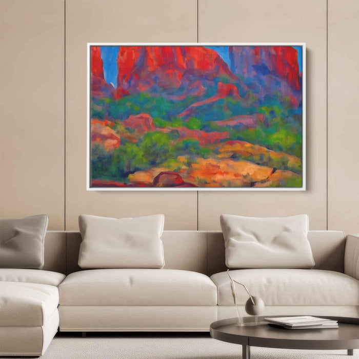 Abstract Sedona Red Rocks #108 - Kanvah