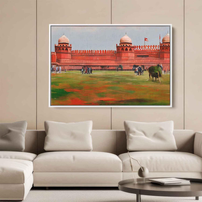 Abstract Red Fort #110 - Kanvah