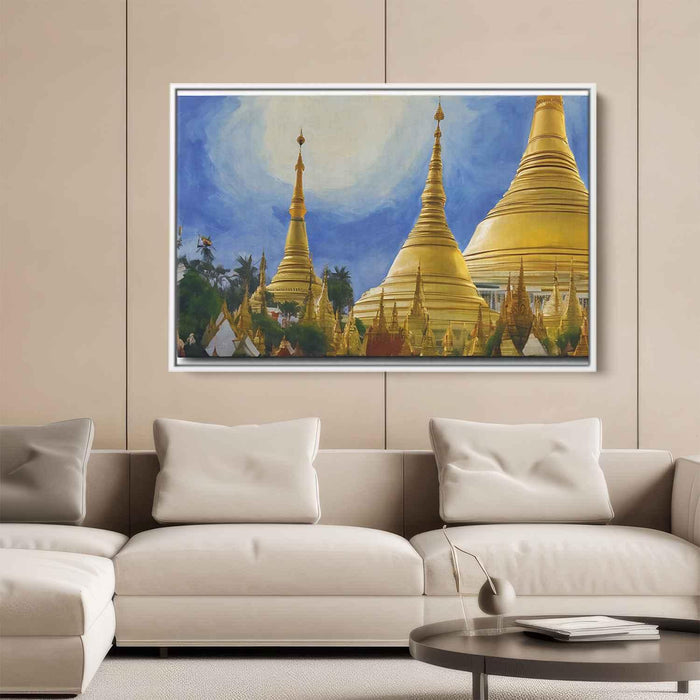 Abstract Shwedagon Pagoda #113 - Kanvah