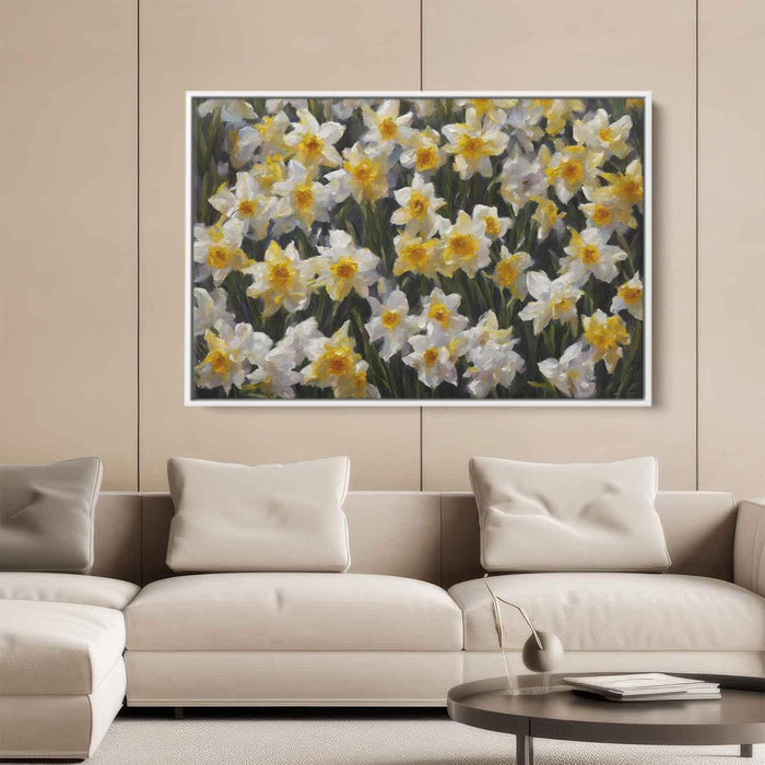 Contemporary Oil Daffodils #108 - Kanvah