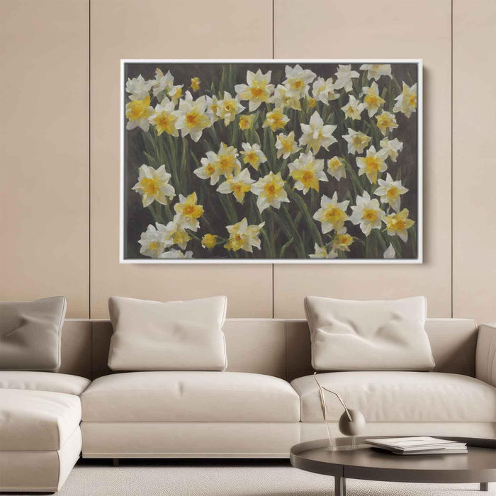 Contemporary Oil Daffodils #110 - Kanvah