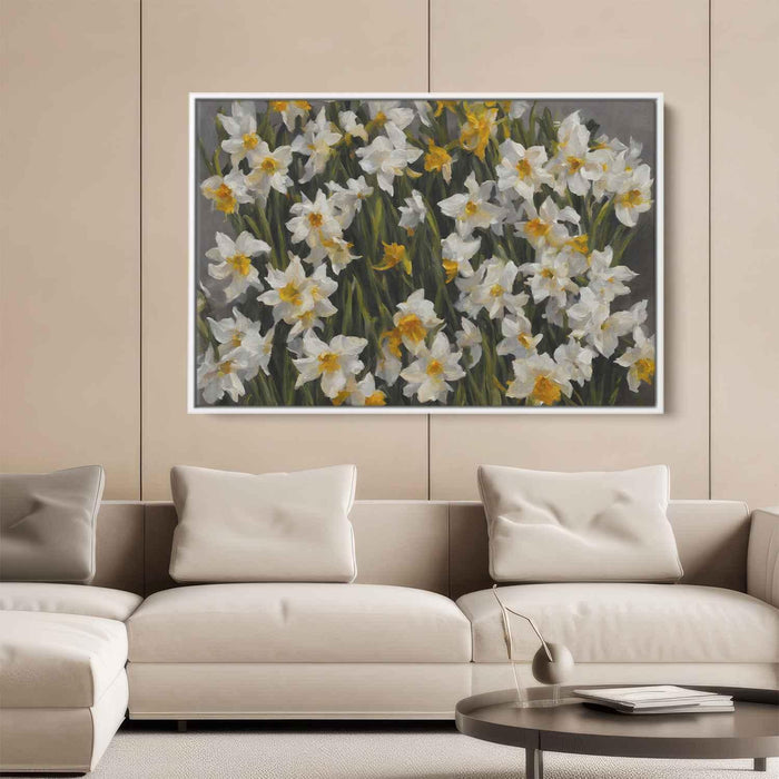 Contemporary Oil Daffodils #113 - Kanvah