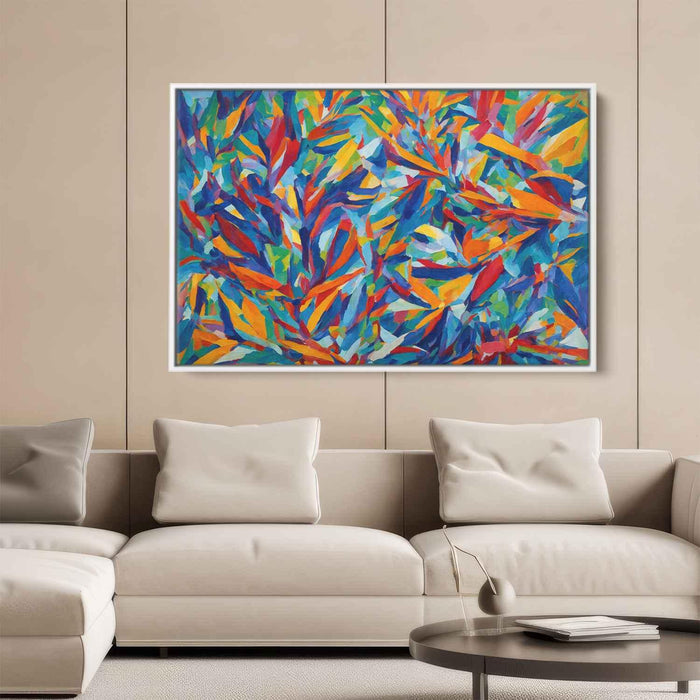 Cubist Oil Birds of Paradise #113 - Kanvah