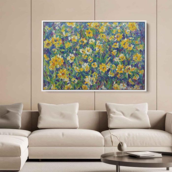 Cubist Oil Daffodils #113 - Kanvah