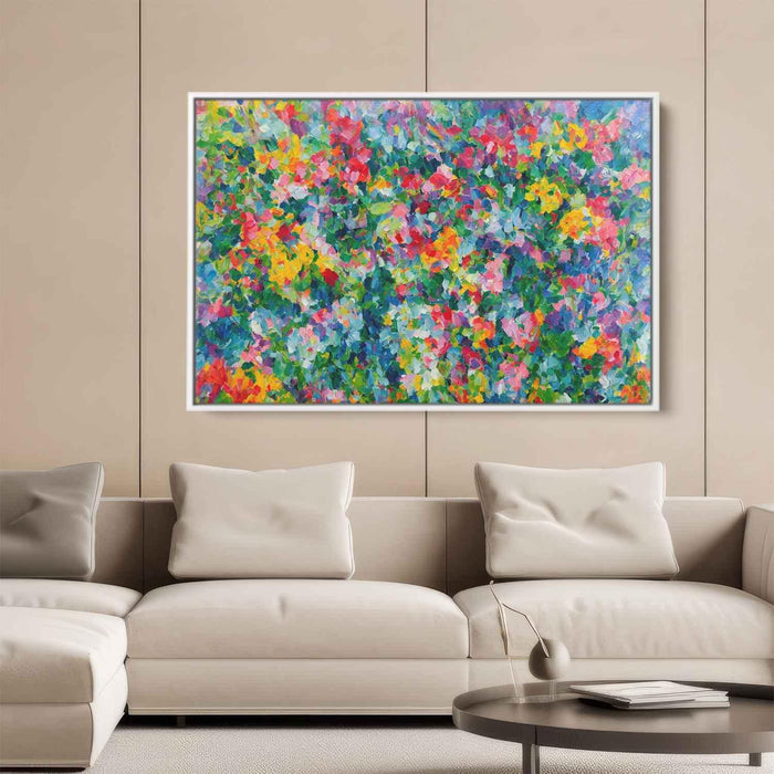 Cubist Oil Tropical Flowers #105 - Kanvah
