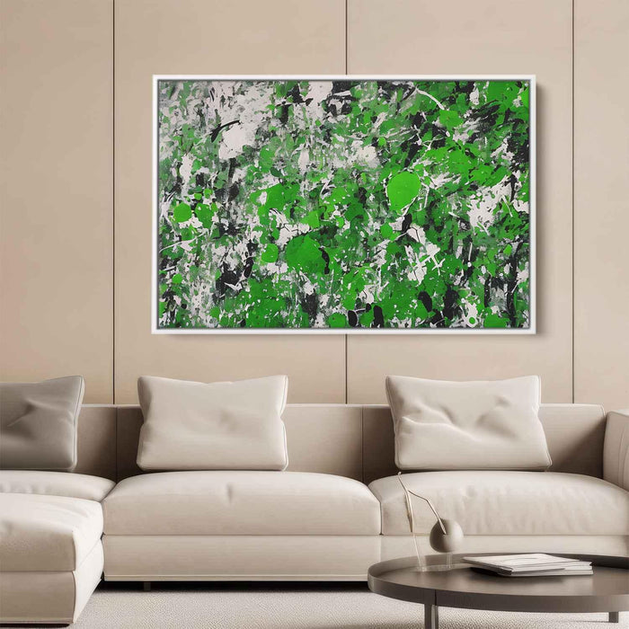 Green Abstract Splatter #108 - Kanvah