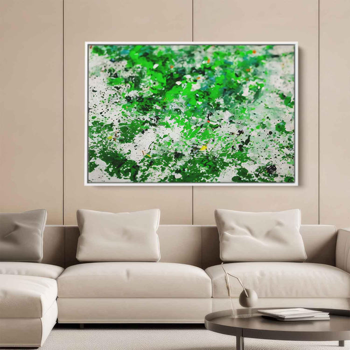 Green Abstract Splatter #113 - Kanvah