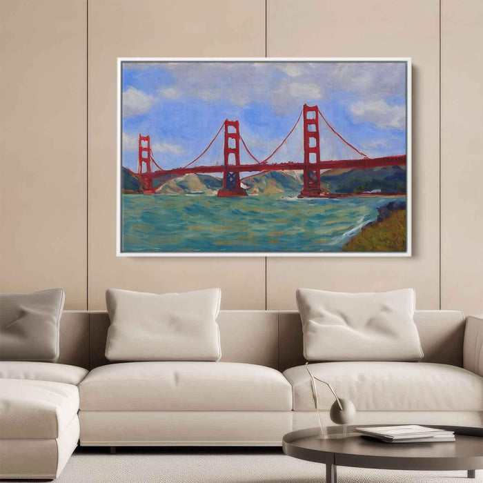 Impressionism Golden Gate Bridge #112 - Kanvah