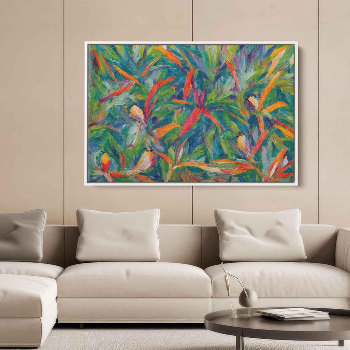 Impressionist Oil Birds of Paradise #106 - Kanvah