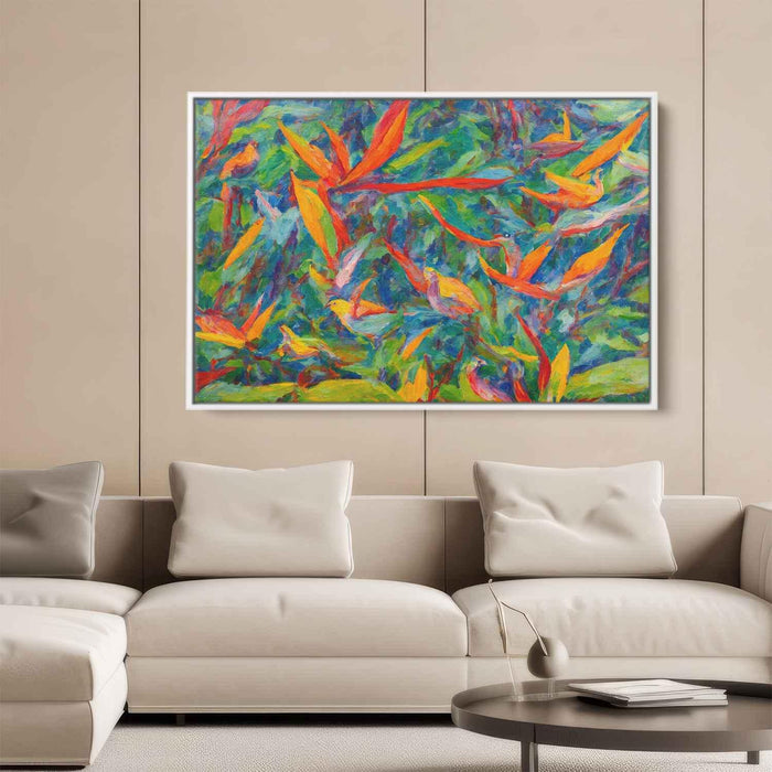 Impressionist Oil Birds of Paradise #110 - Kanvah