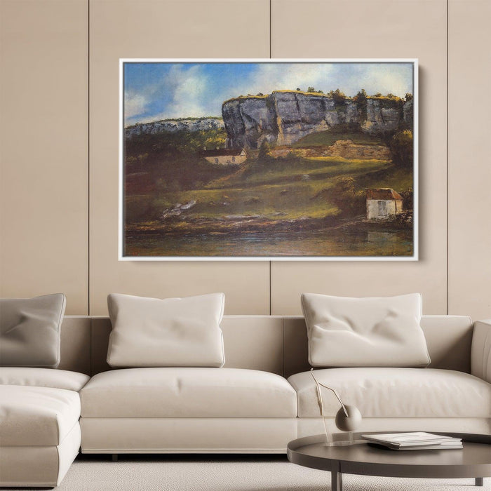 Landscape of the Ornans Region by Gustave Courbet - Canvas Artwork