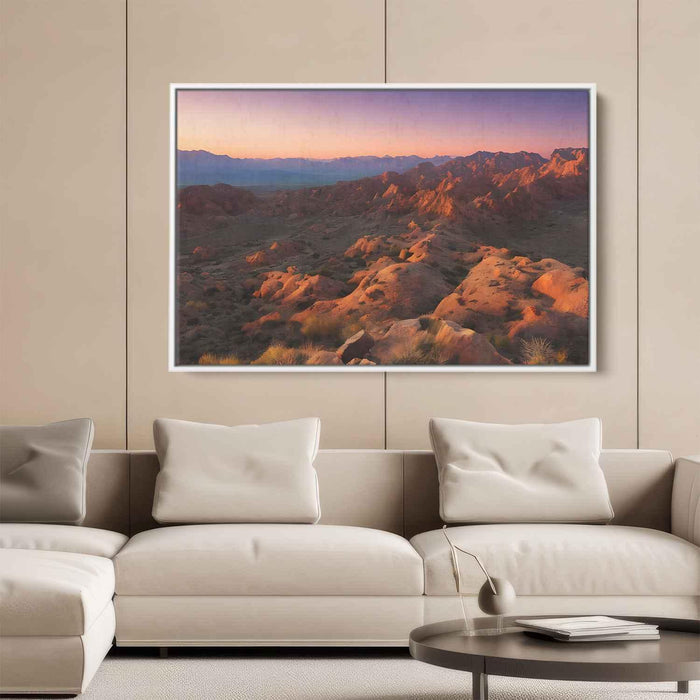 Line Art Desert Mountains #105 - Kanvah